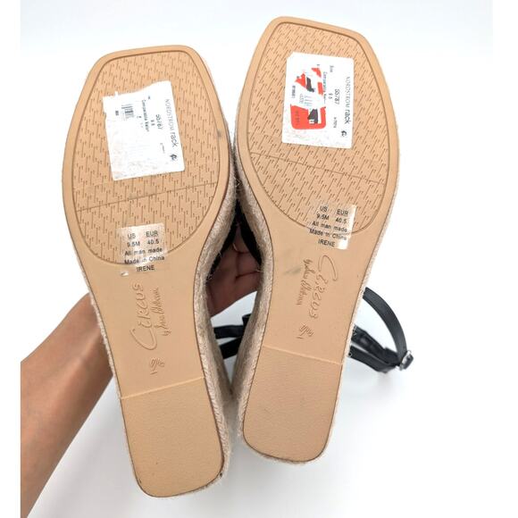 Circus NY Irene Strappy Espadrille Platform Wedge Sandals Women's Size US9.5M - Picture 7 of 11